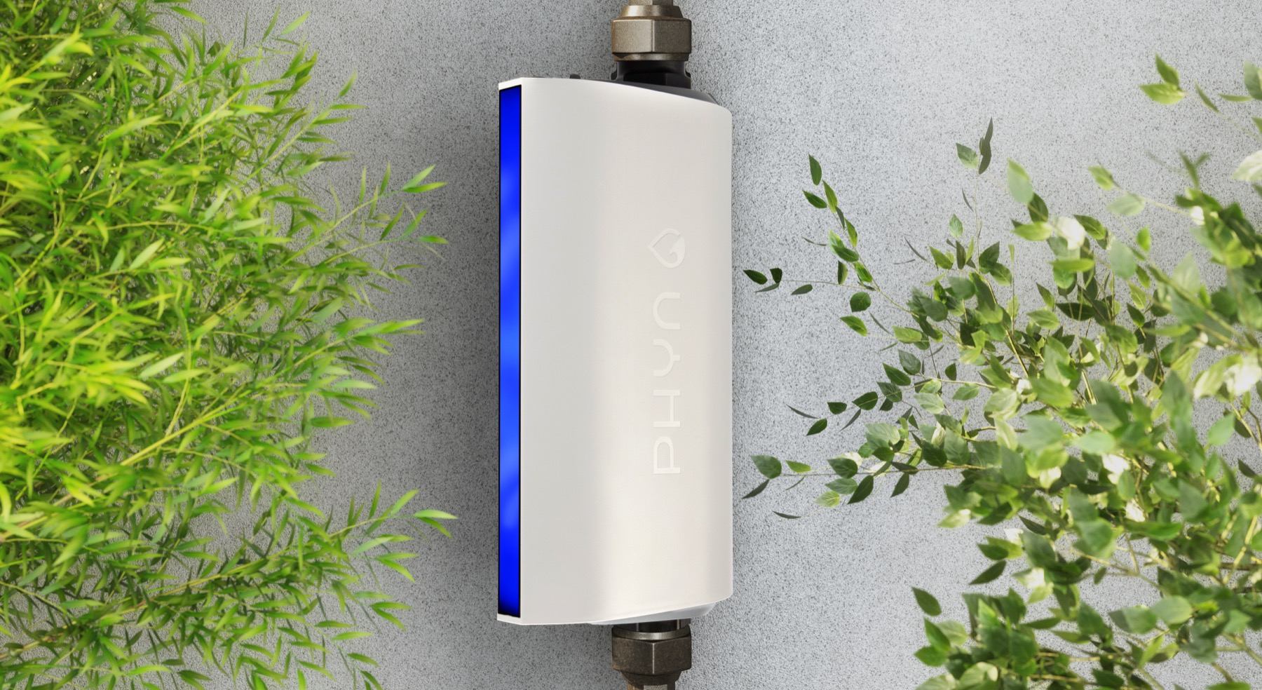 Phyn Protect device installed on water pipe